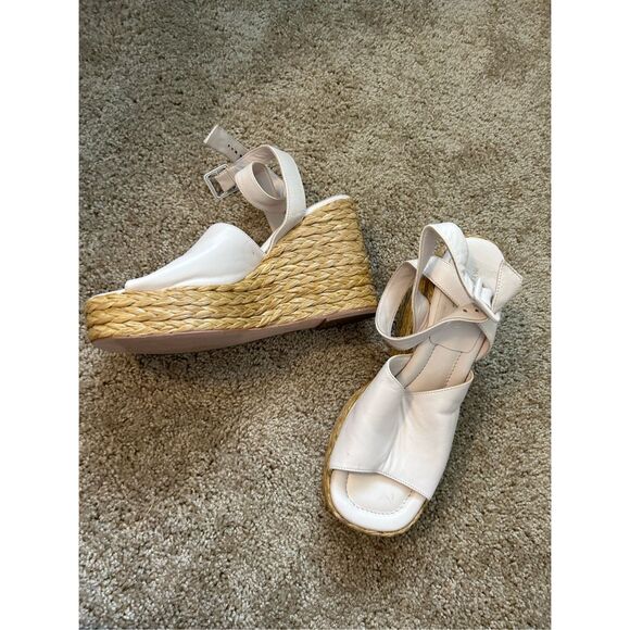 Paloma Barceló Clama Jute-Wedge Sandals Glacial Pink, Sz EU 40 / US 9, MP $374 - Picture 16 of 16